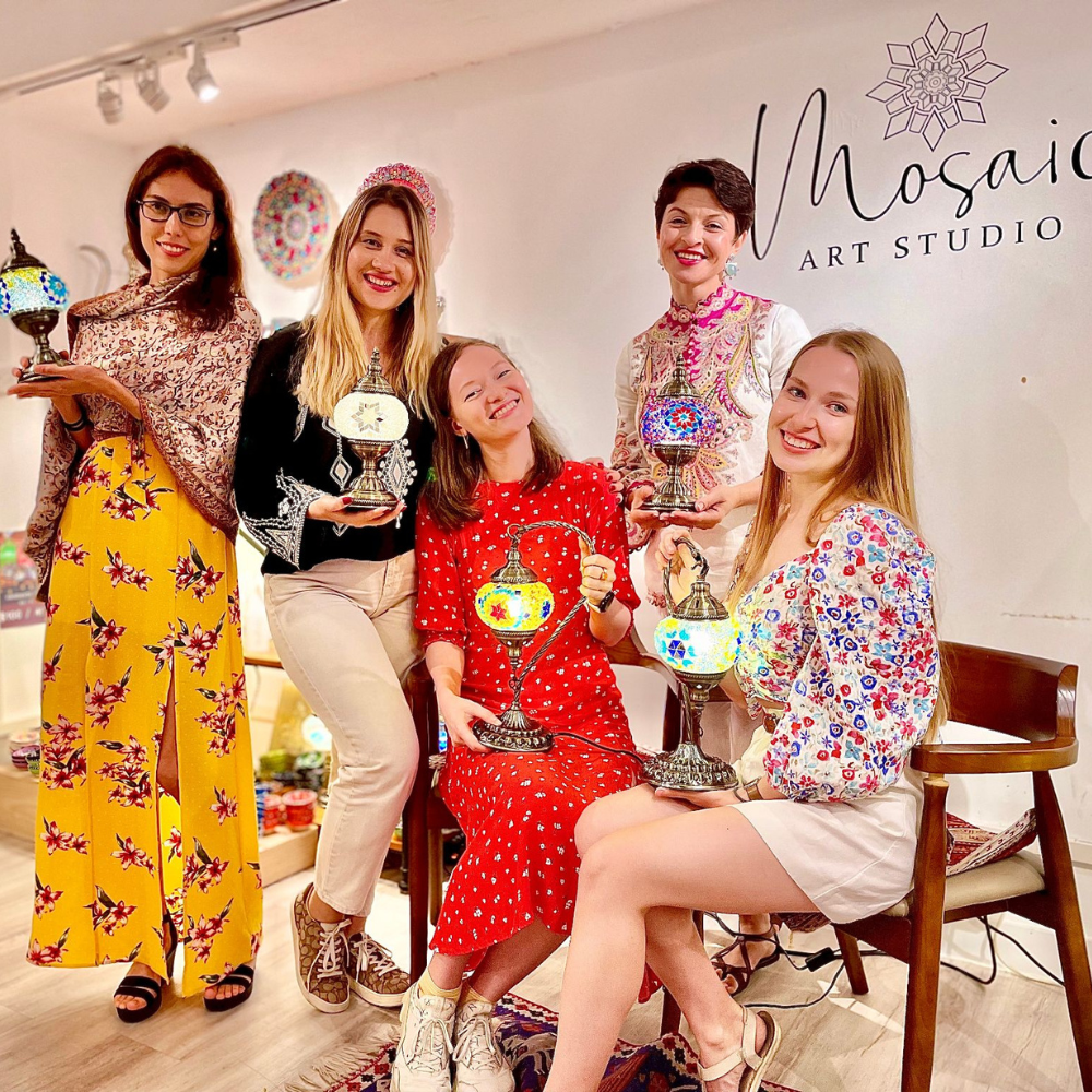 Painting Workshop (2.5 hours) for one person - Mosaic Art Studio