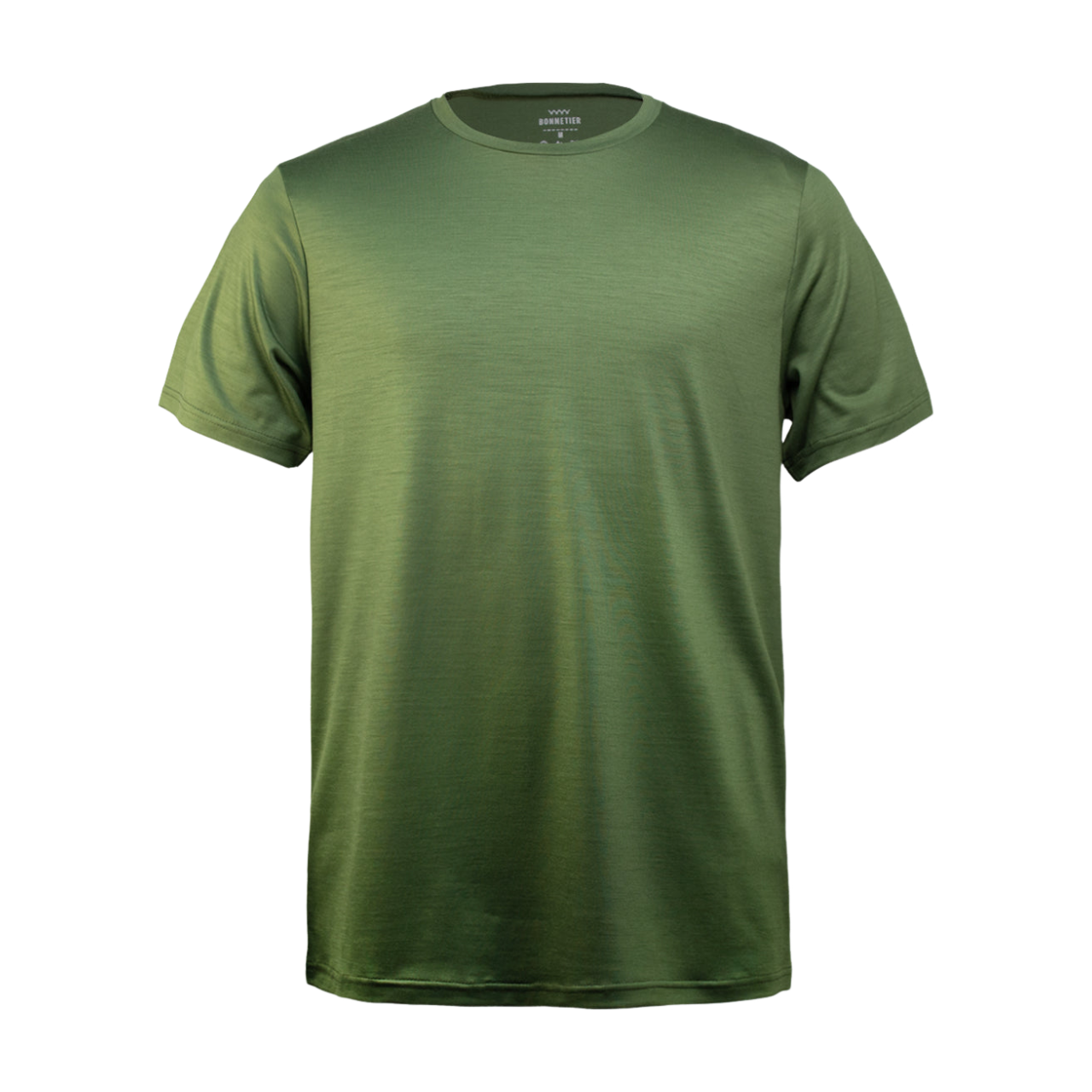 T-Shirt Mérinos Homme Kaki Ultra Léger