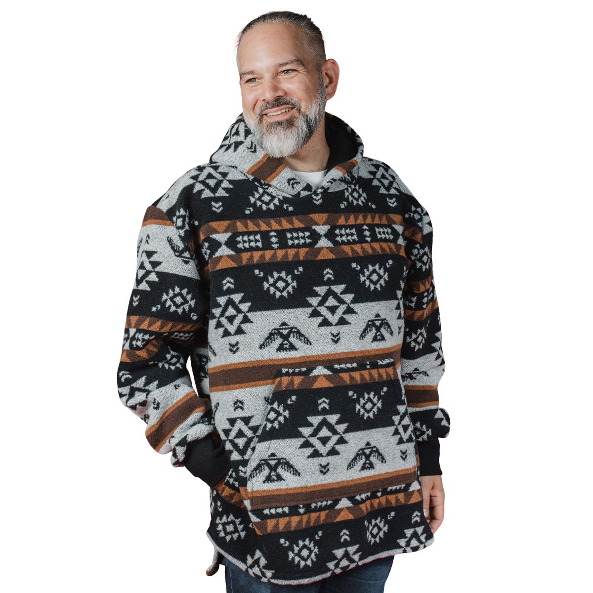 Hoodie Poncho Thundebird