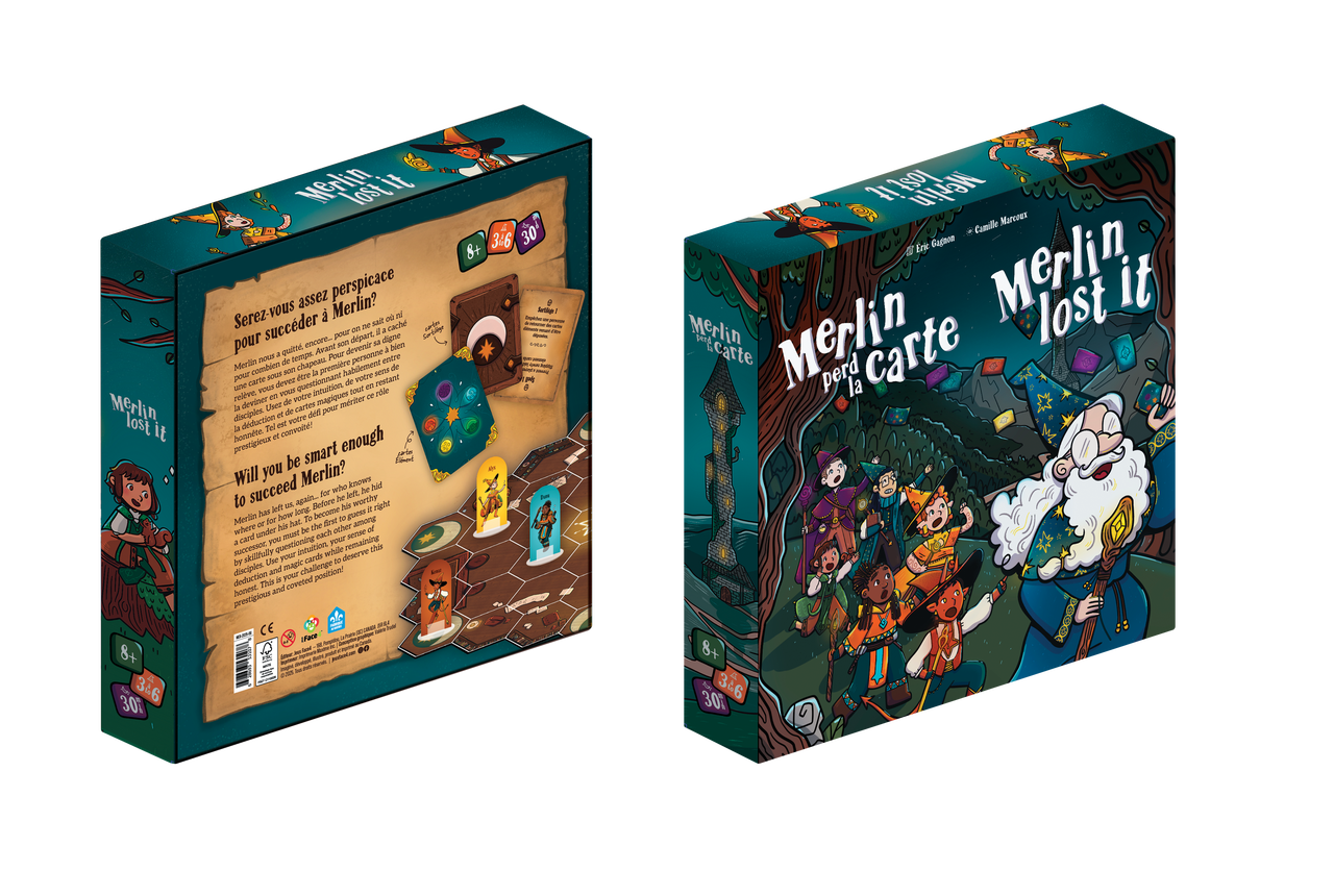 Jeux de société: Merlin perd la carte