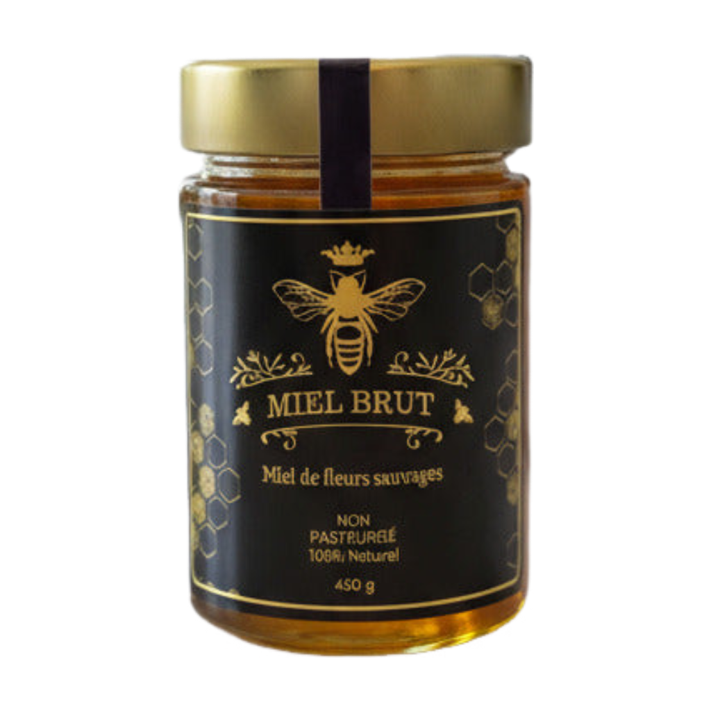 Miel de fleurs sauvages ambré de l'apiculteur