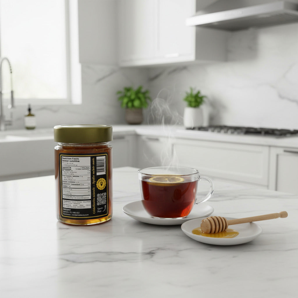 Miel au citron et à la cardamome