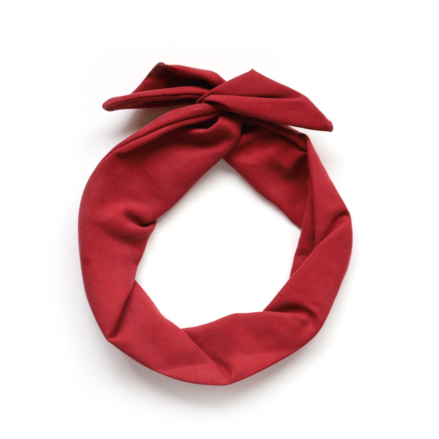 Twist headband with integrated metal rod