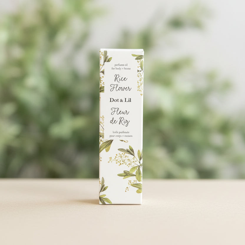 Huile parfumée à la fleur de riz - Dot & Lil