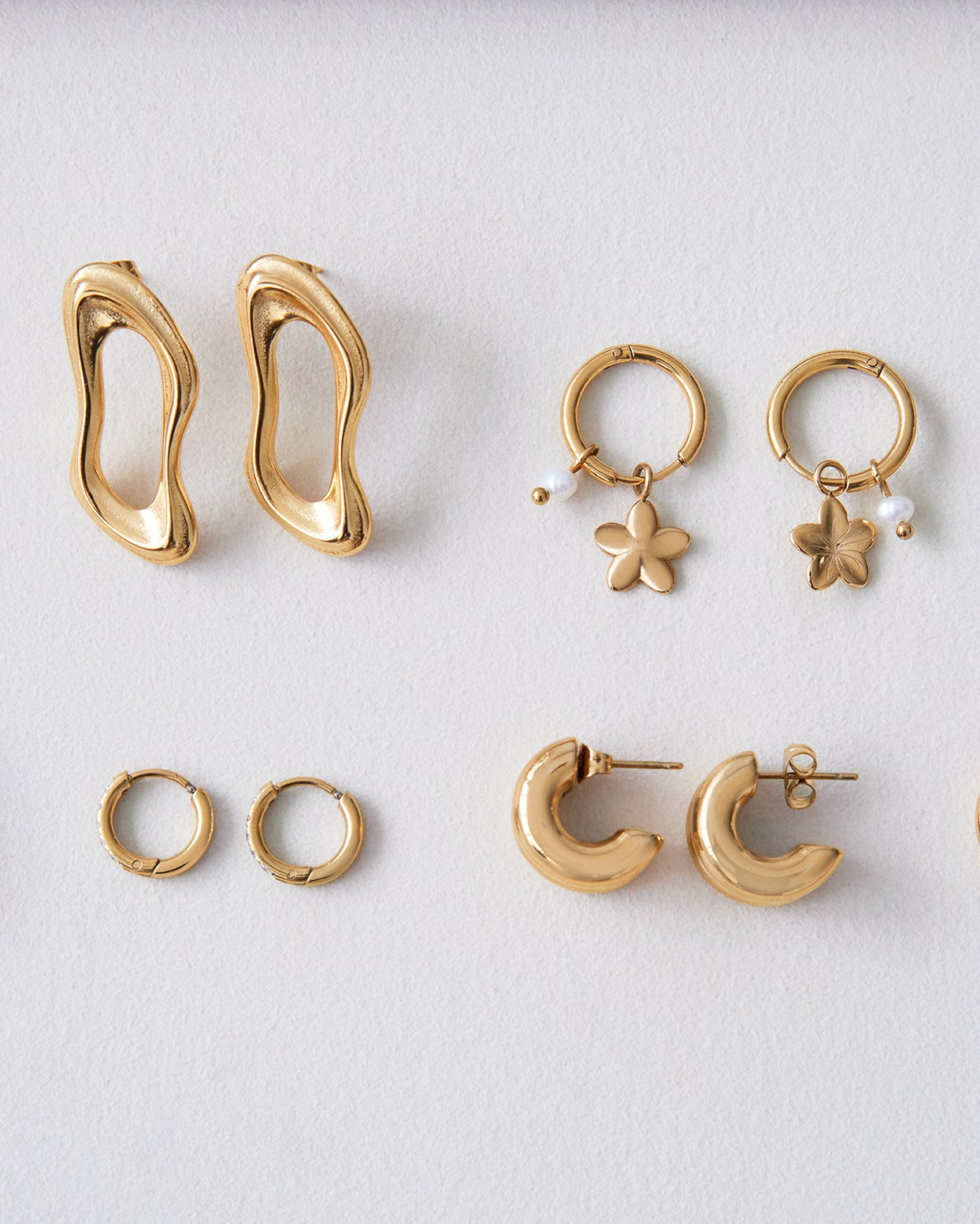 Boucles d'oreilles Abstract