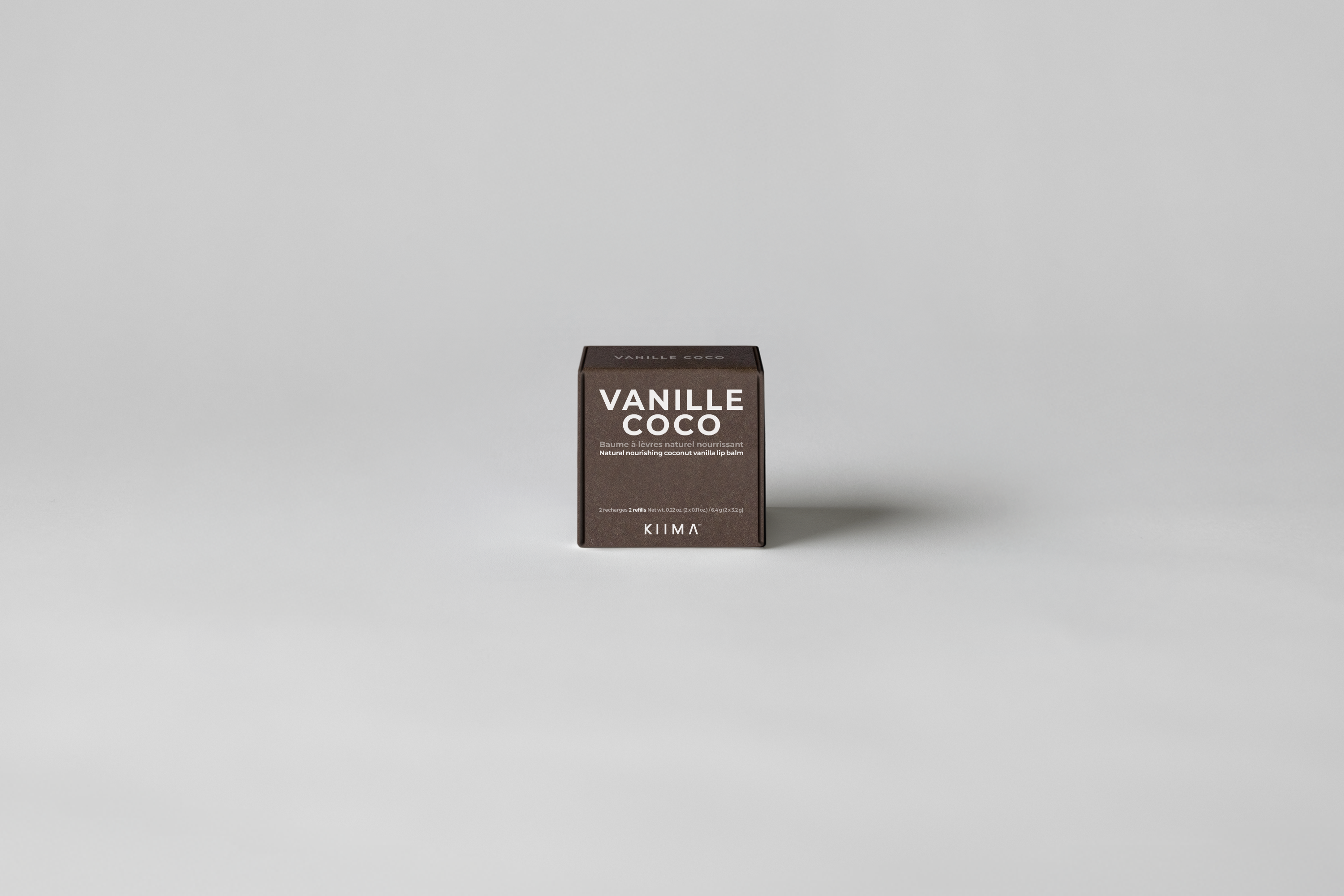 Recharge de baume à lèvre KIIMA - Vanille Coco