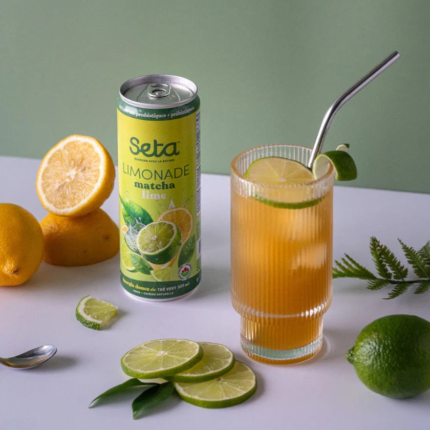 Matcha lime lemonade