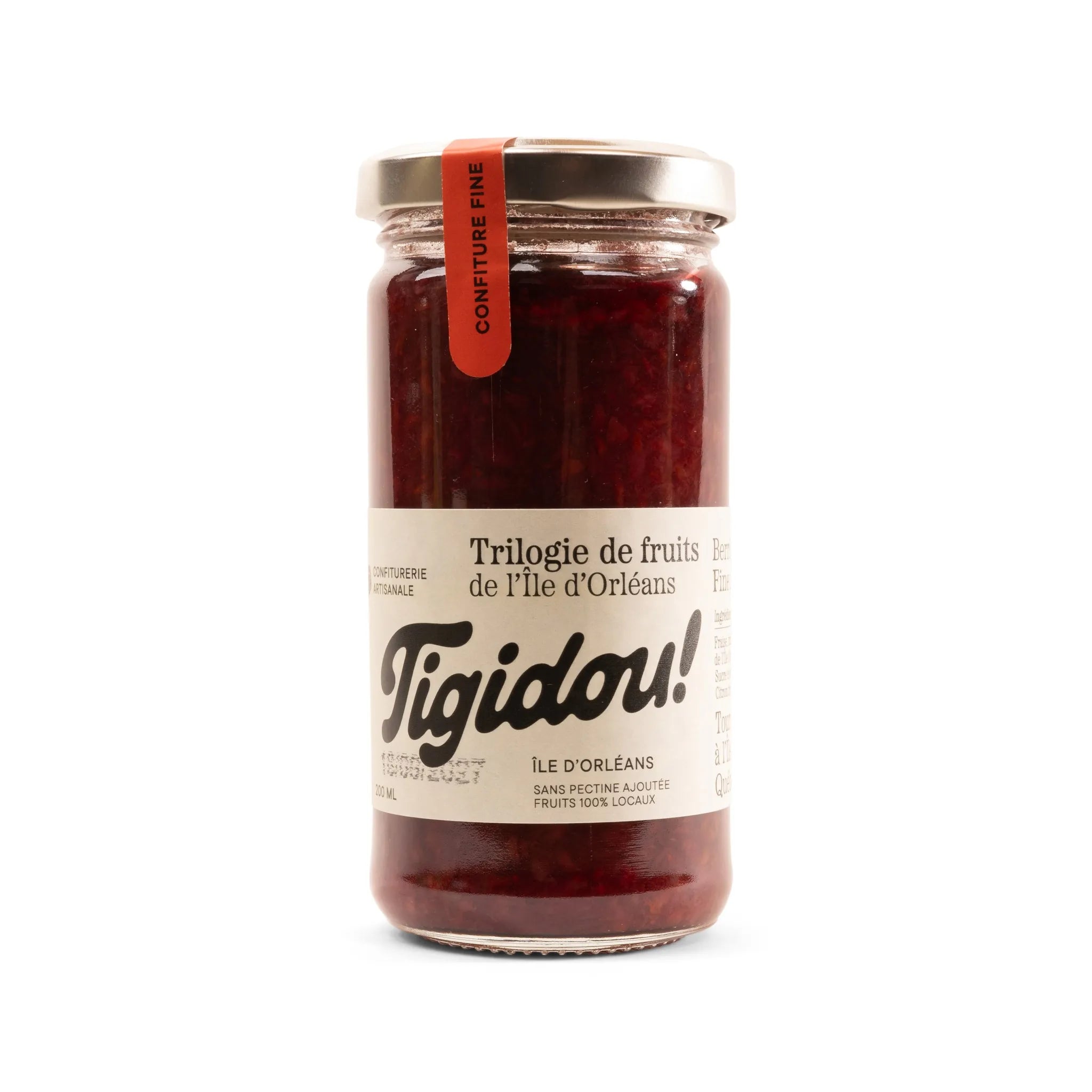 Confiture trilogie - Fraise, framboise et mûre