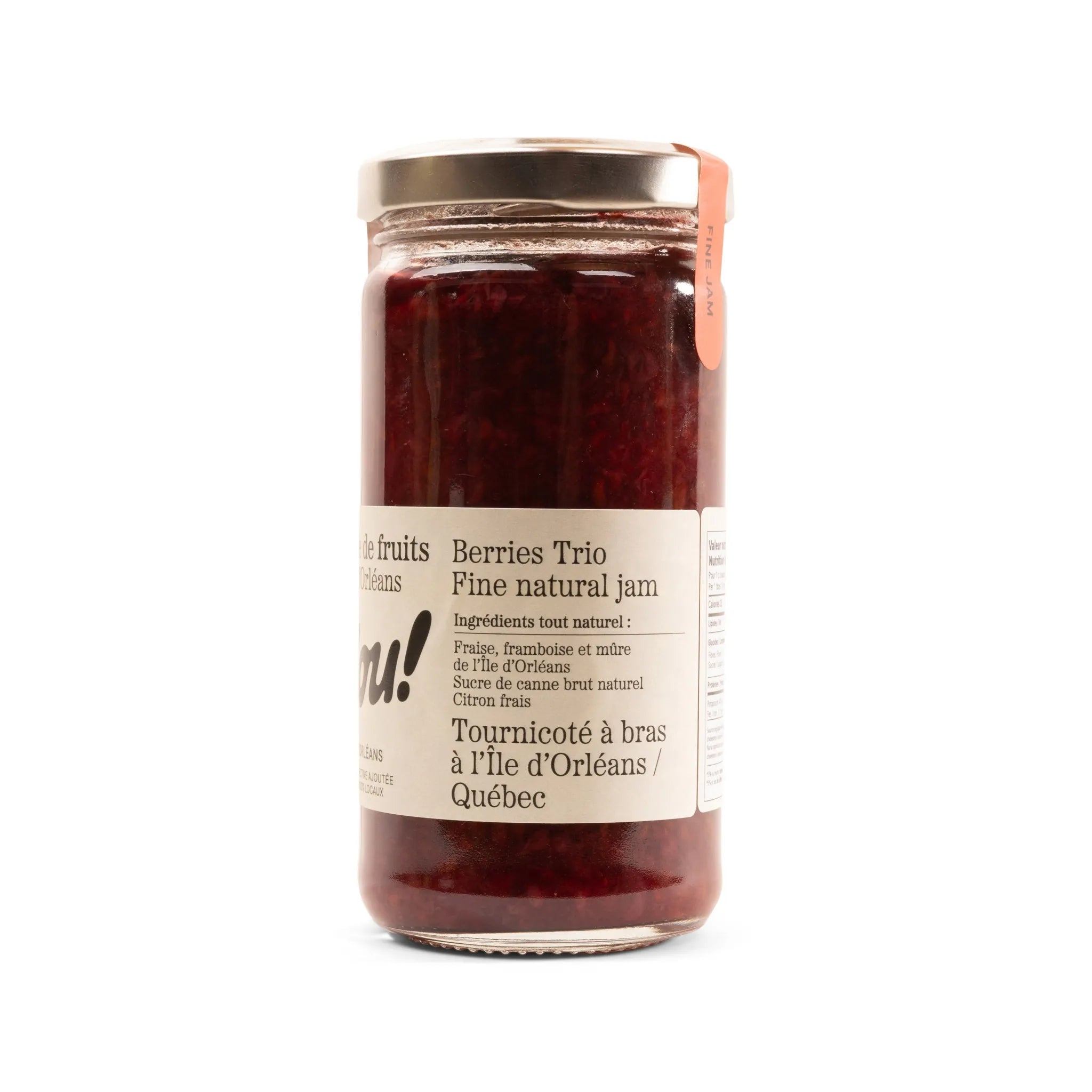 Confiture trilogie - Fraise, framboise et mûre