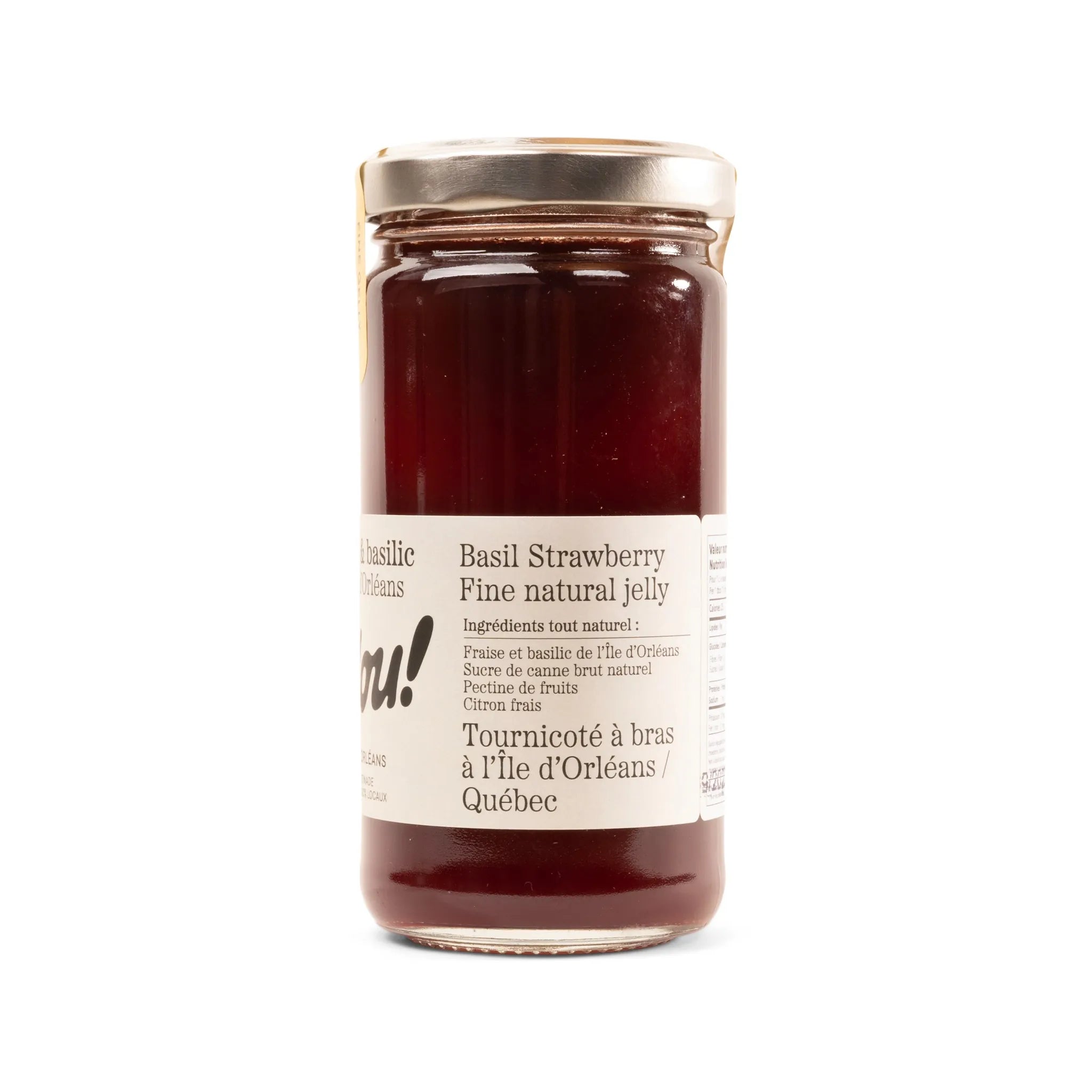 Gelée de fraise basilic