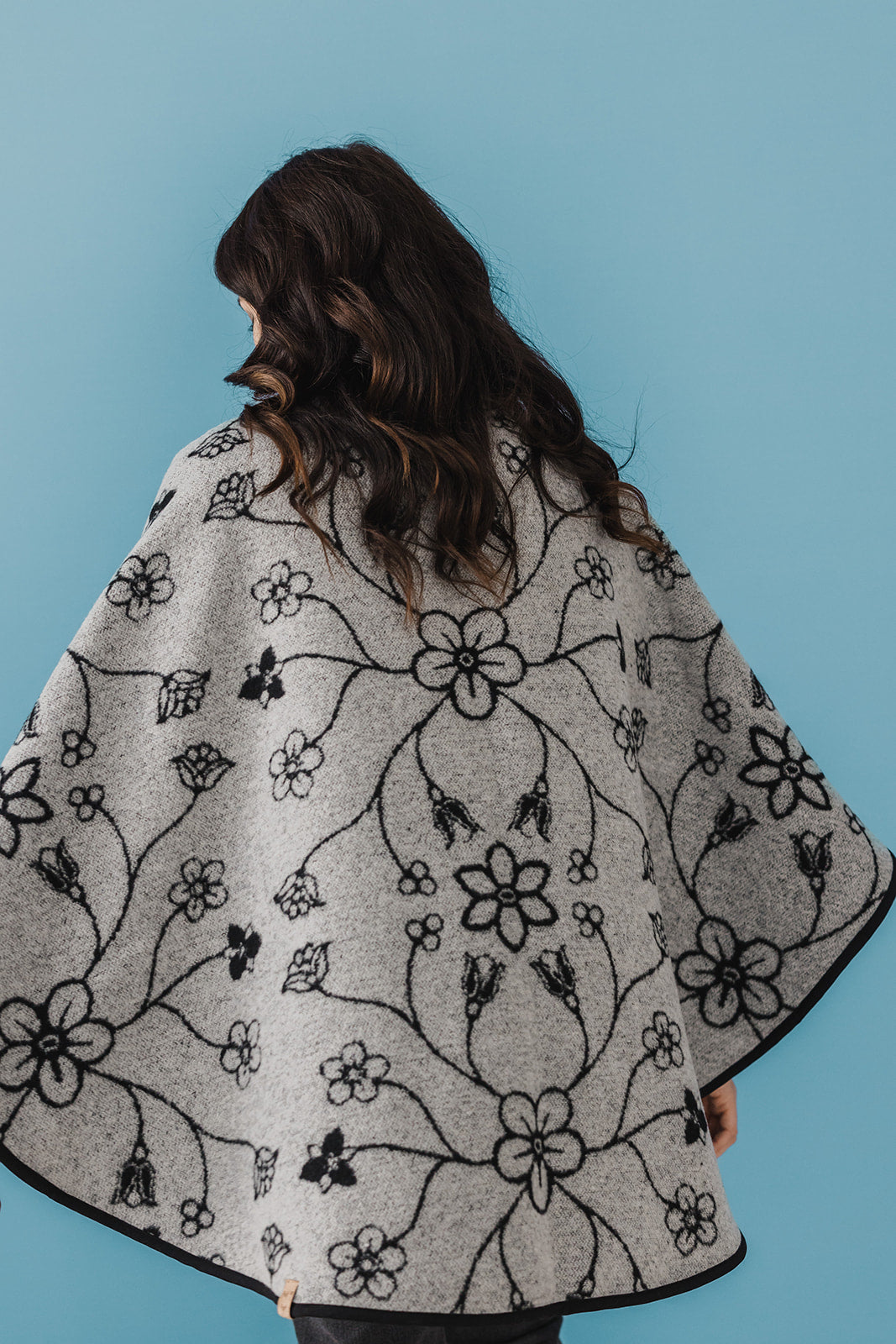 Châle écoresponsable Fleurs