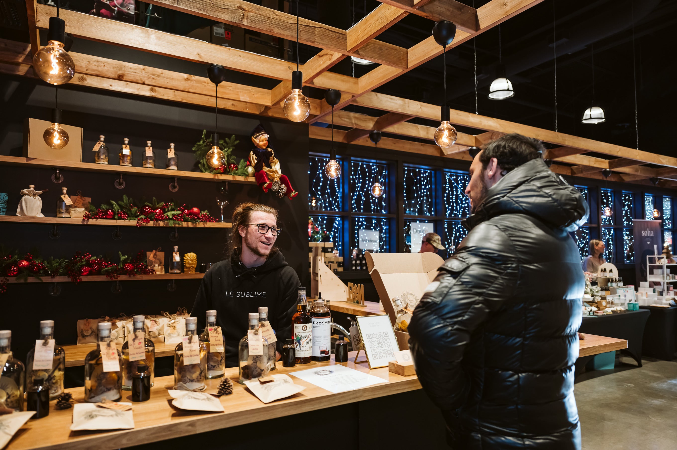 Une ambiance qui célèbre l'hiver