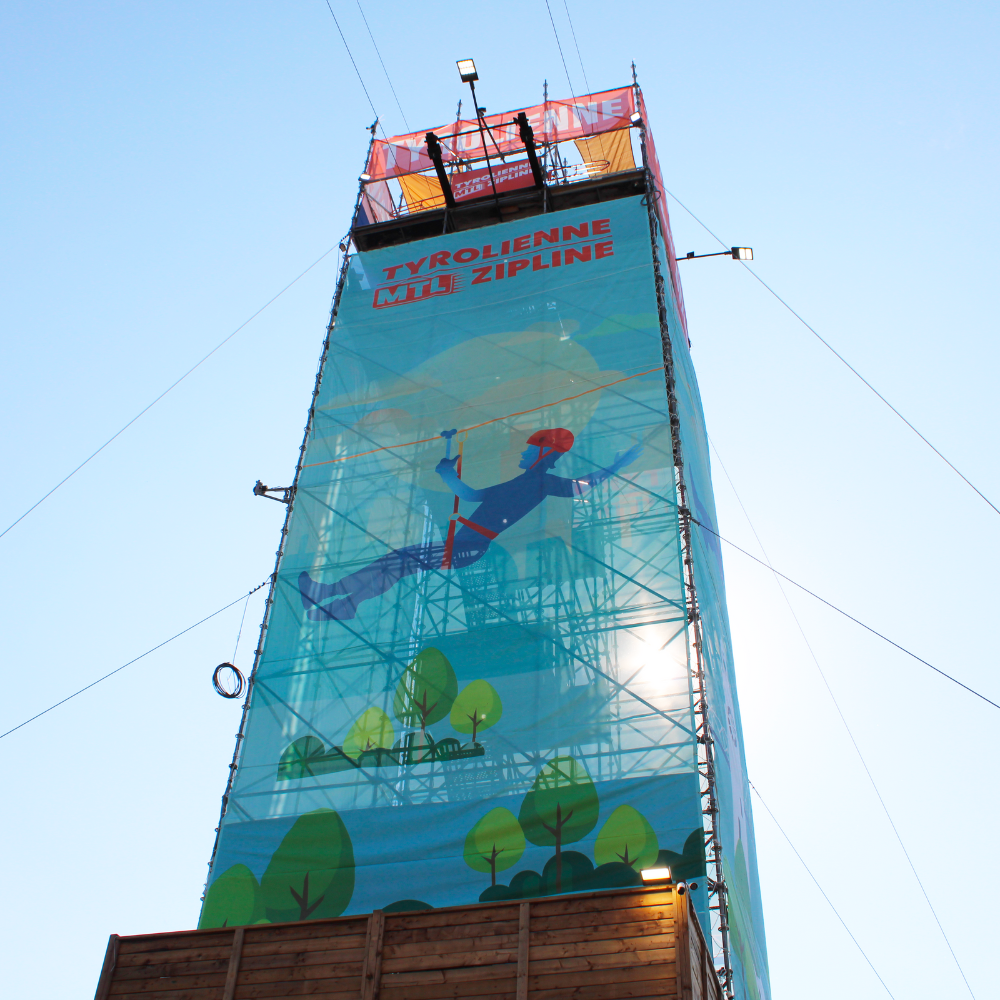 Zipline activity for 2 people - Montreal Zipline