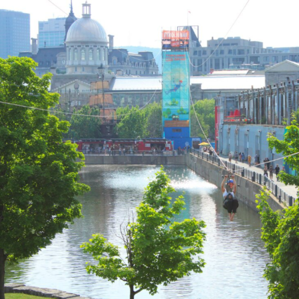 Zipline activity for 2 people - Montreal Zipline