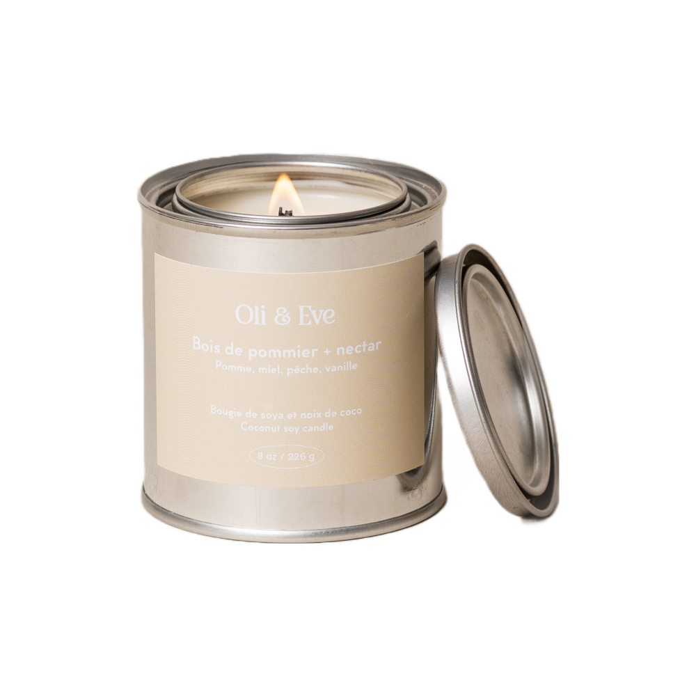 Chandelle - Bois de pommier et nectar