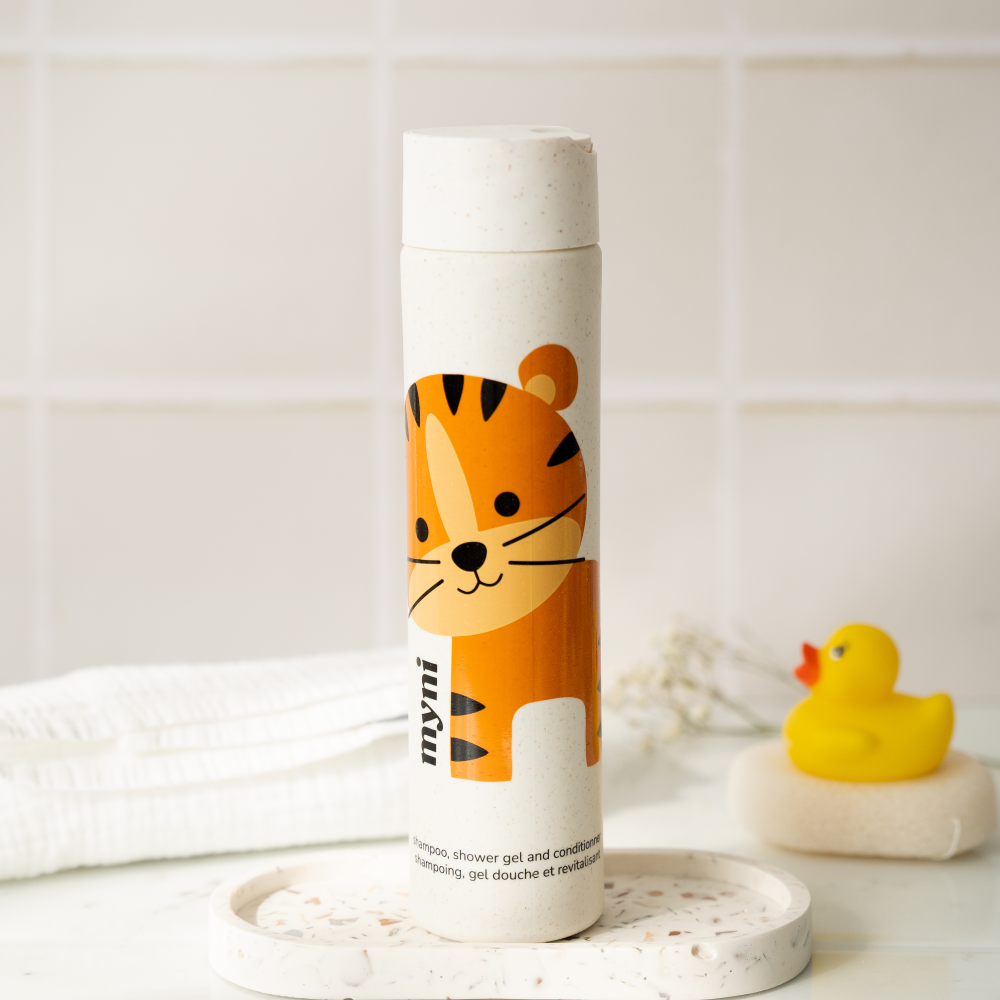 Bouteille 3 en 1 pour enfants en paille de blé