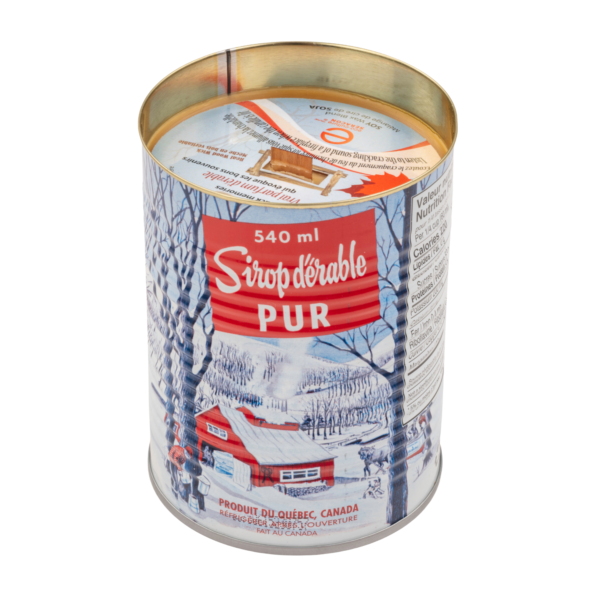 Chandelle au Sirop d’Érable - Boîte Iconique (540 ml)