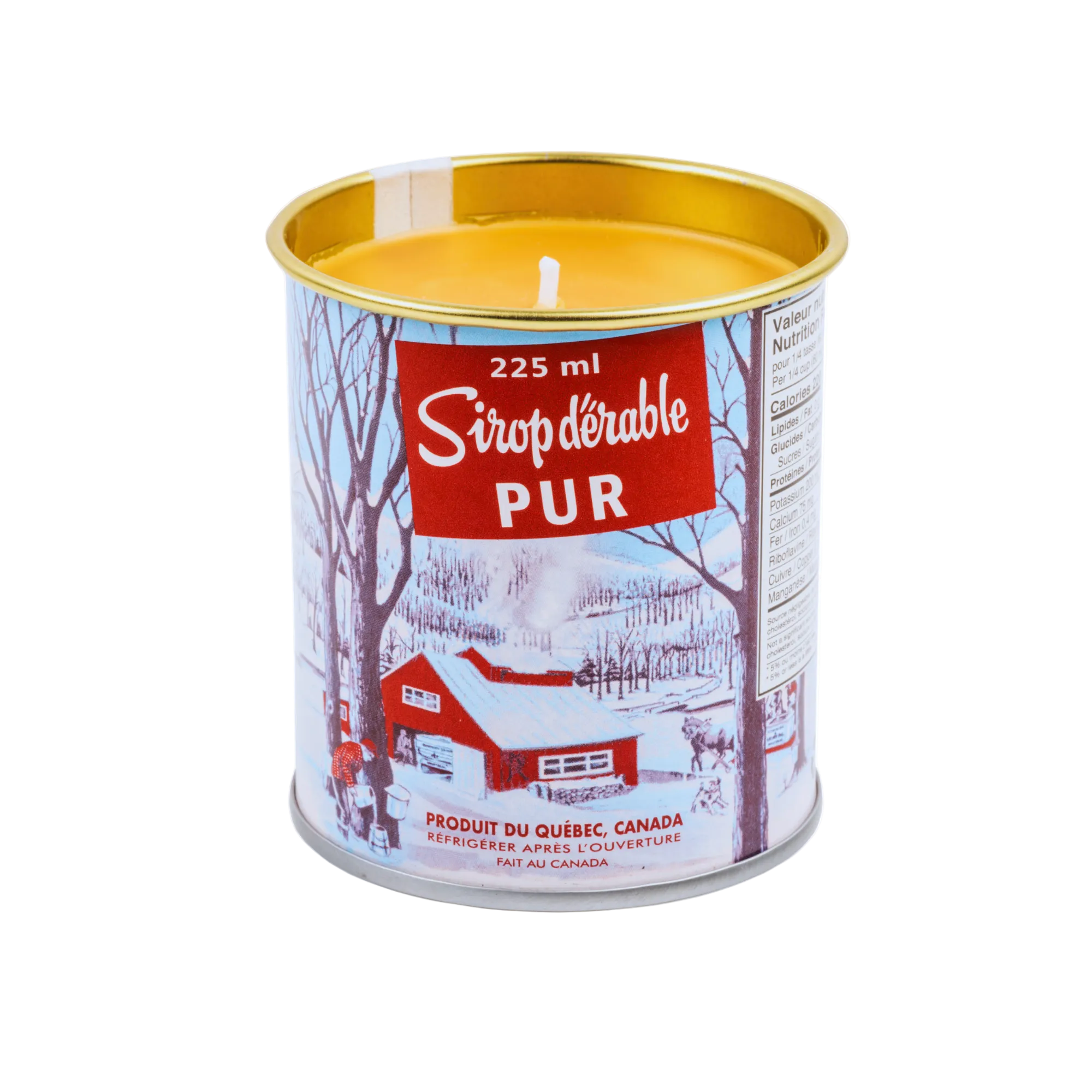 Chandelle au sirop d’érable - Petite 225ml