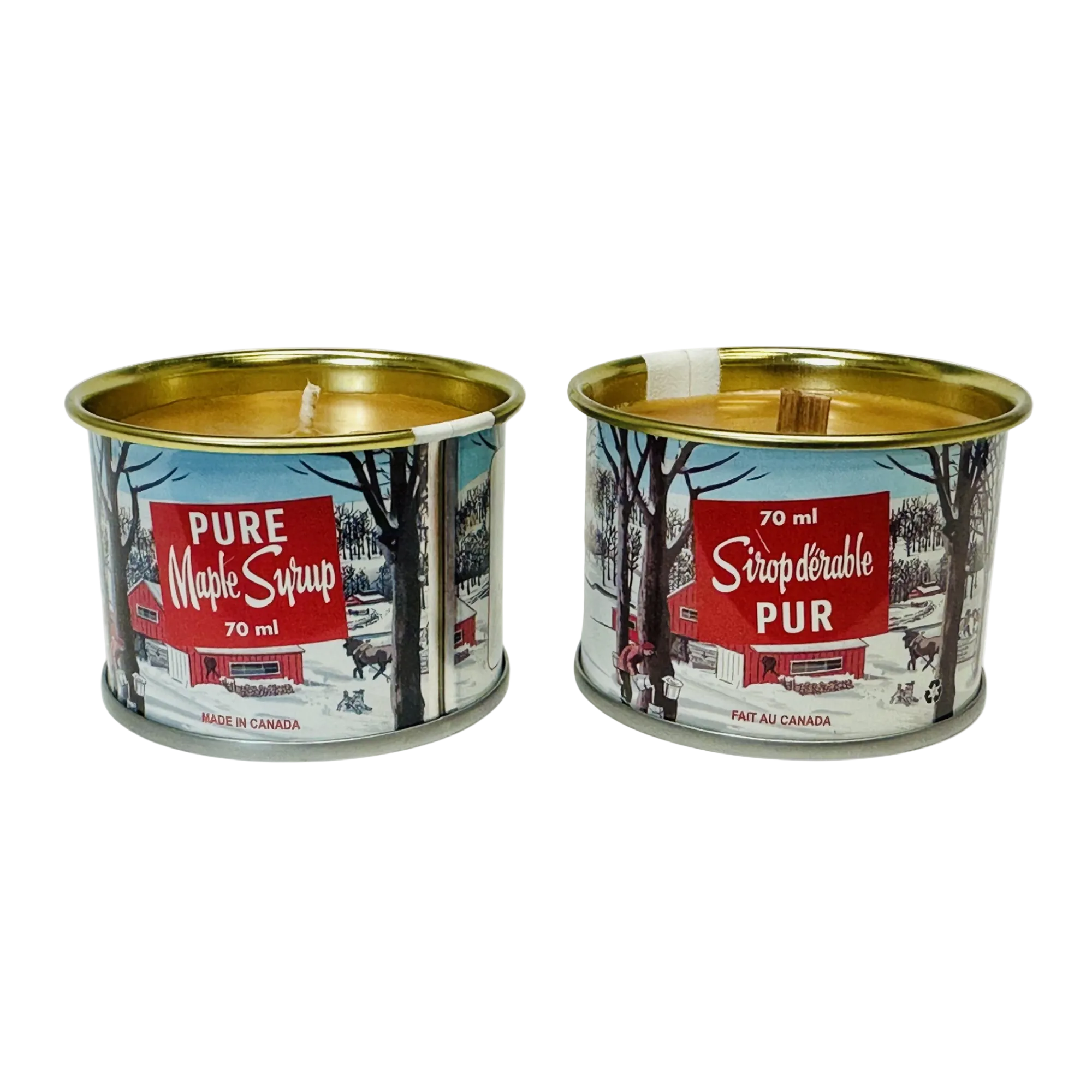 Chandelle au sirop d’érable - Mini 70ml