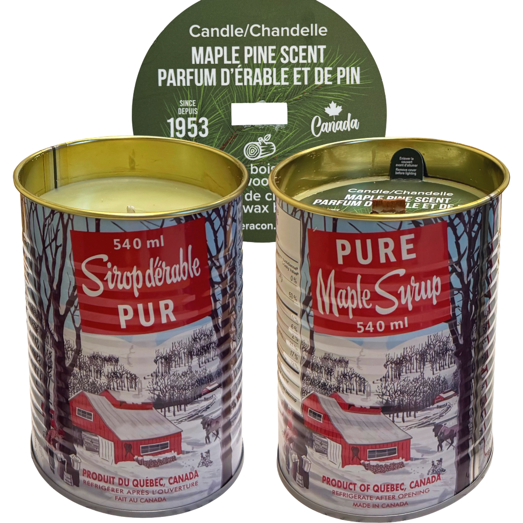 Chandelle Sirop d’Érable - Édition Parfum Pin (540ml)