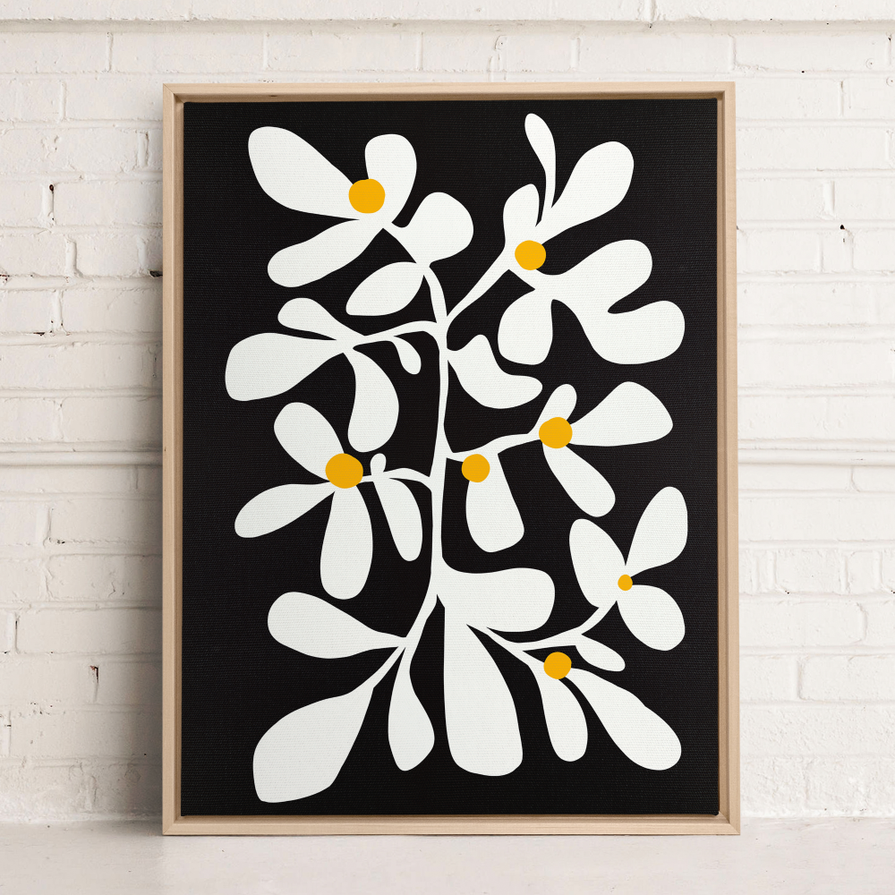 Fleurs - Noir