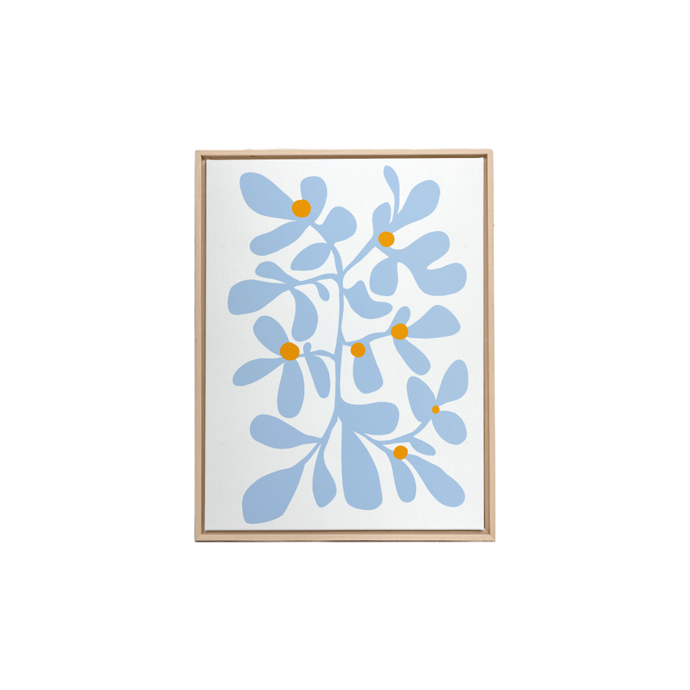 Fleurs - Bleu