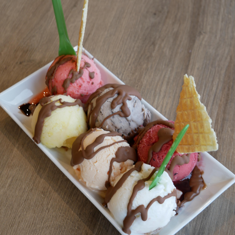 Tasting platter and gelato or sorbet for 2 people - Folie Glacée