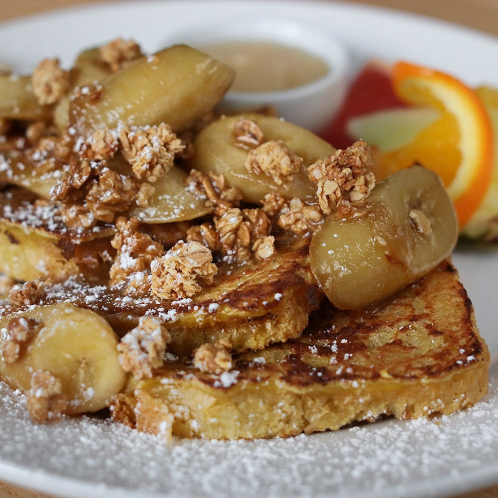 Breakfast and latte for 2 people - Dame tartine Montreal
