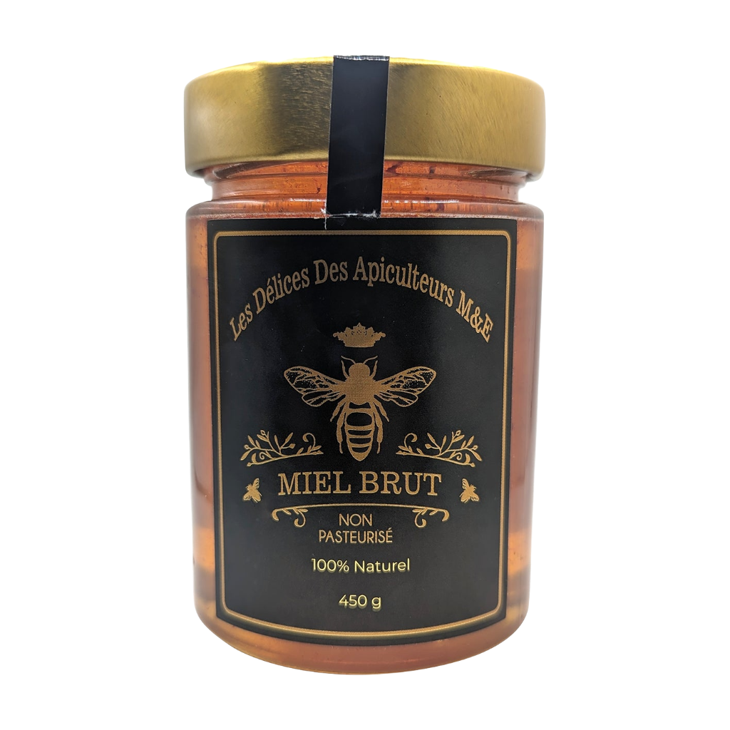 Élixir au safran : miel pur du Québec infusé avec l'essence dorée du safran iranien