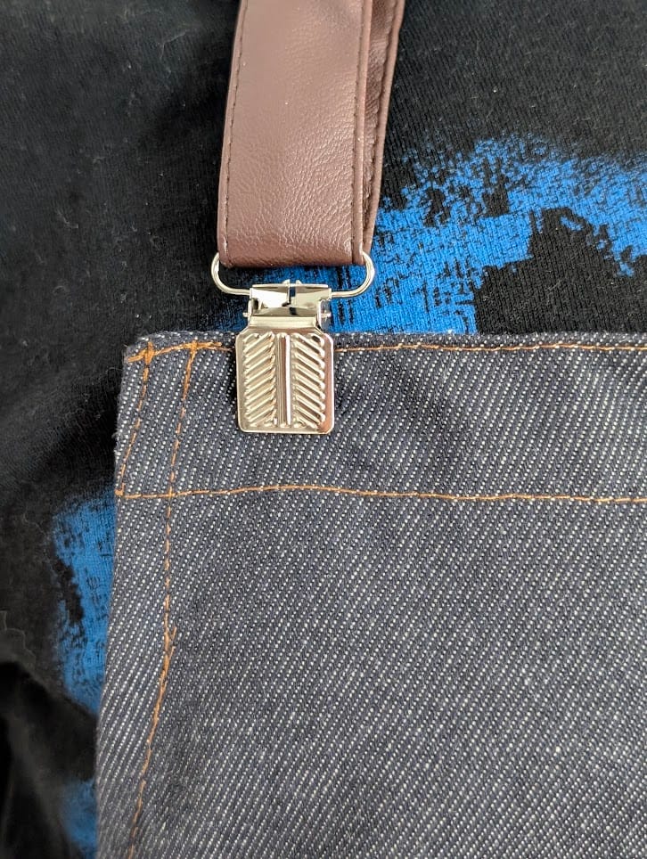 Tabliers homme en denim