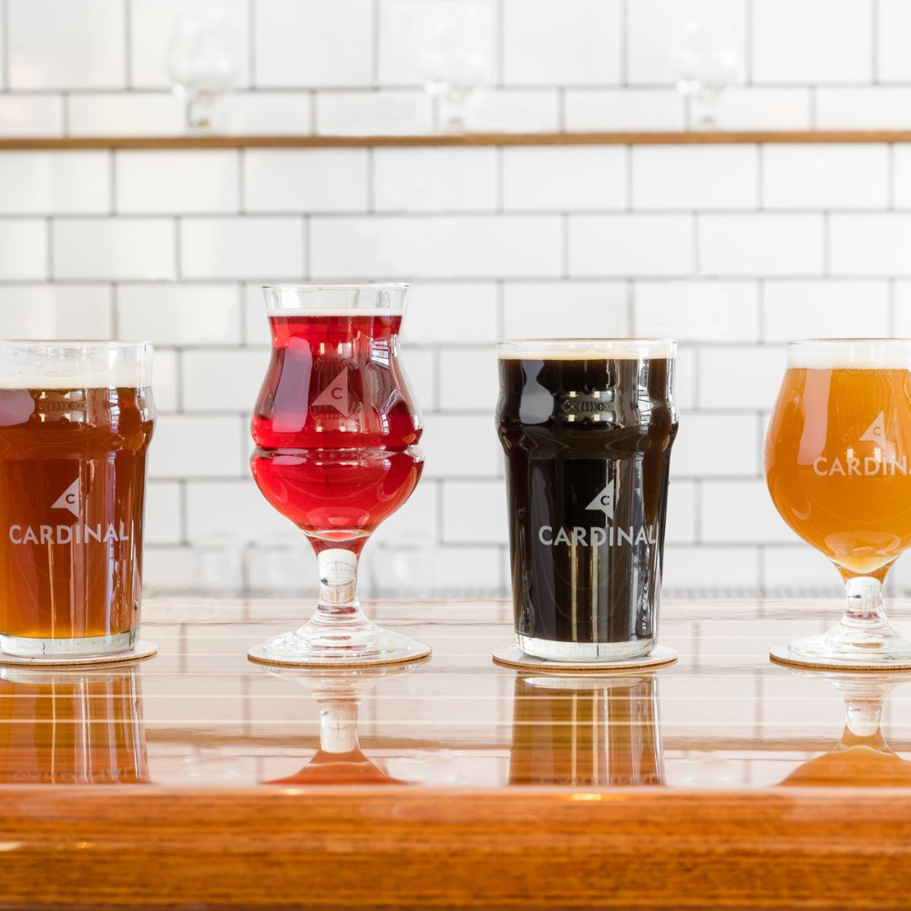 Dégustation de bières et plateau à partager - Microbrasserie Cardinal
