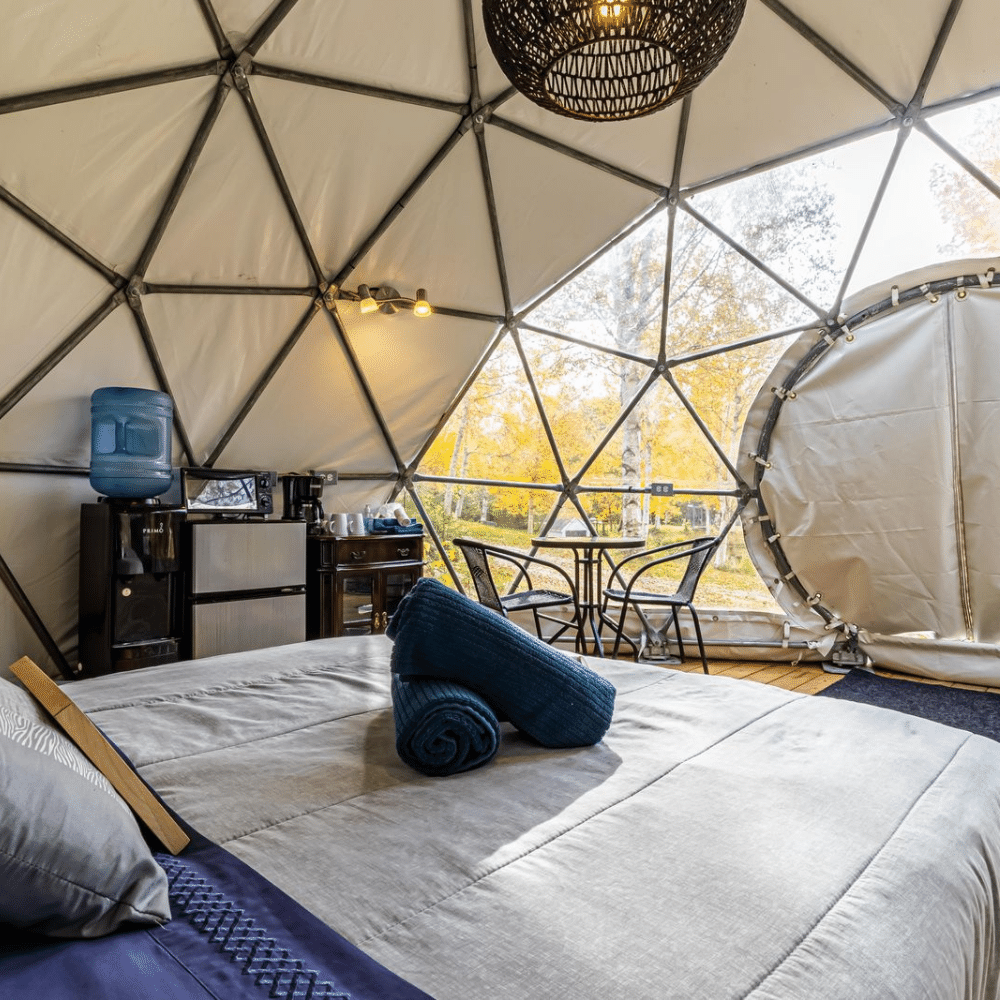 Overnight stay in a dome for 2 to 4 people - Beausite Tourisme
