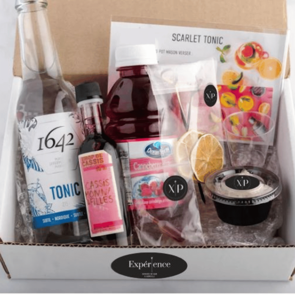 Boîtes cocktail pour 2 personnes - Expérience Cocktail