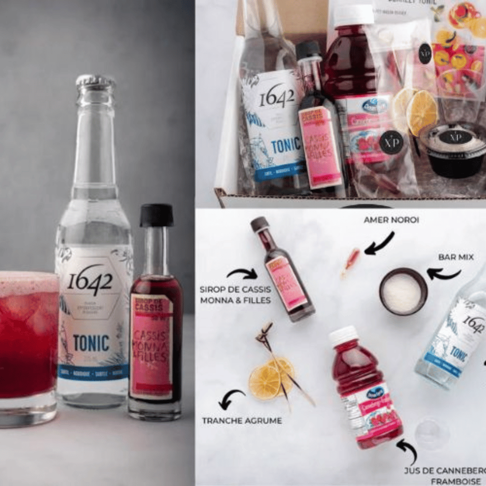 Boîtes cocktail pour 2 personnes - Expérience Cocktail