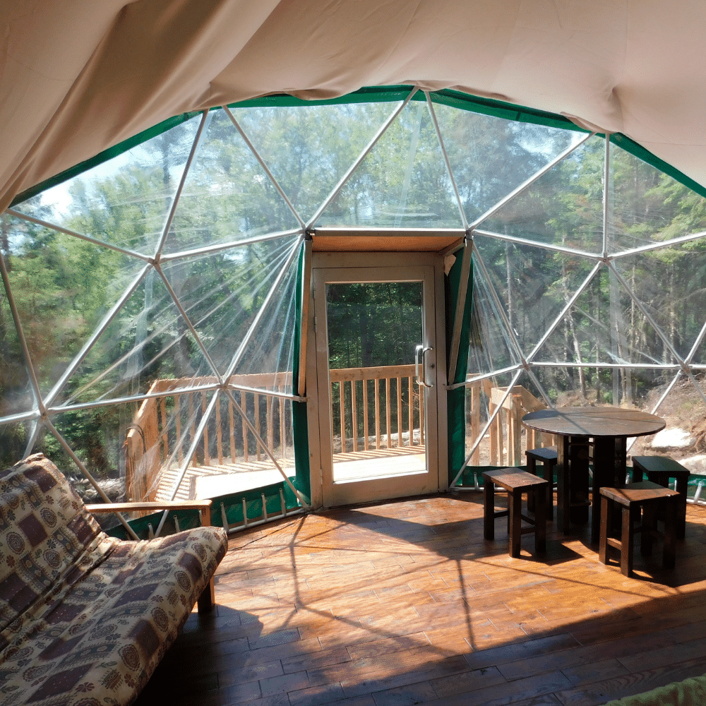 Stay in small domes for 2 people - Centre de l'Hêtre