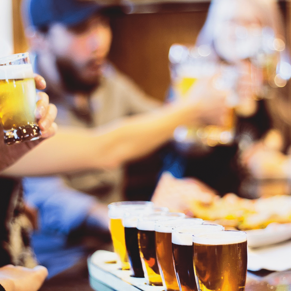 Beer and nacho tasting for 2 people - Microbrewery le Coureur des Bois