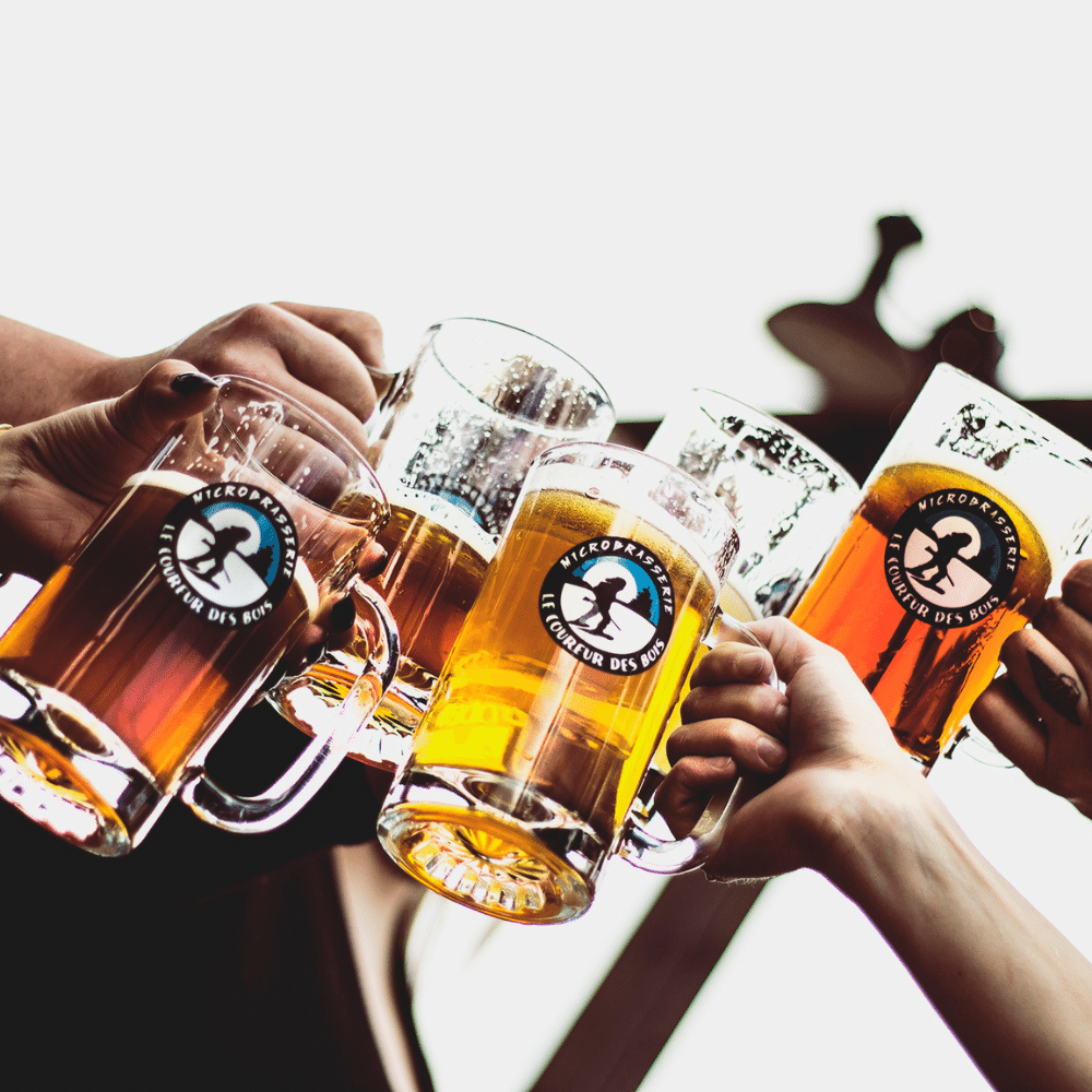 Beer and nacho tasting for 2 people - Microbrewery le Coureur des Bois