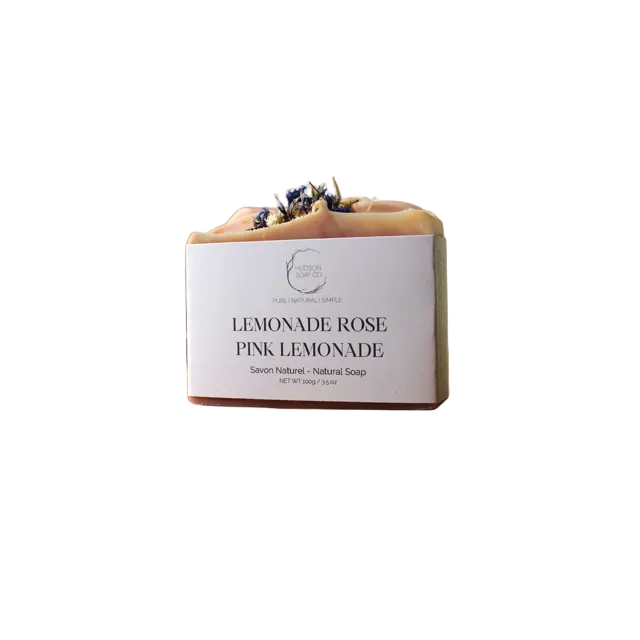 Savon artisanal naturel - Limonade Rose