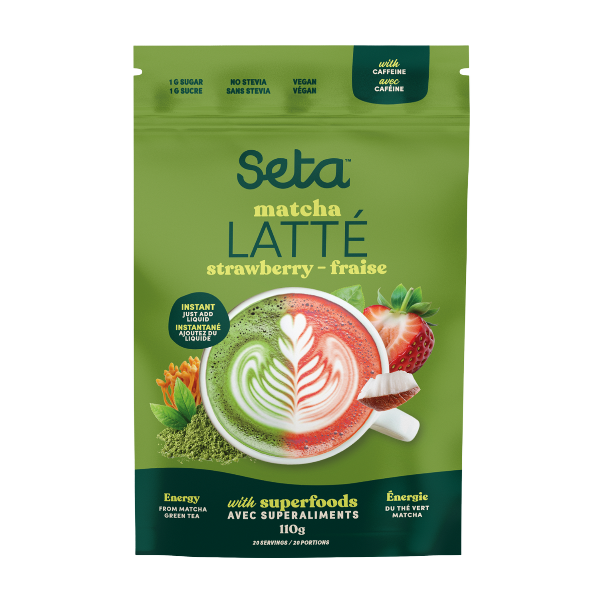 Matcha Latte - Strawberry