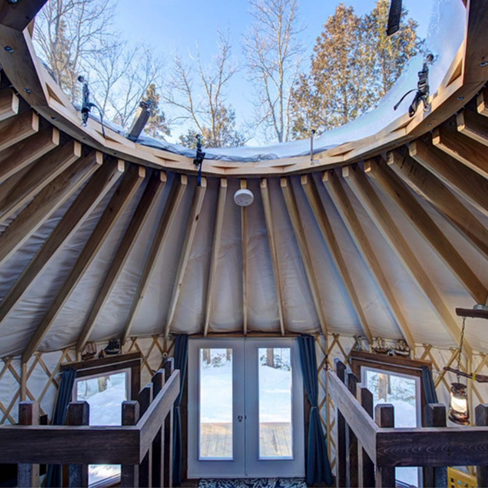 Nuitée en yourte et fondue pour 2 personnes - Hébergement du Lac Copping