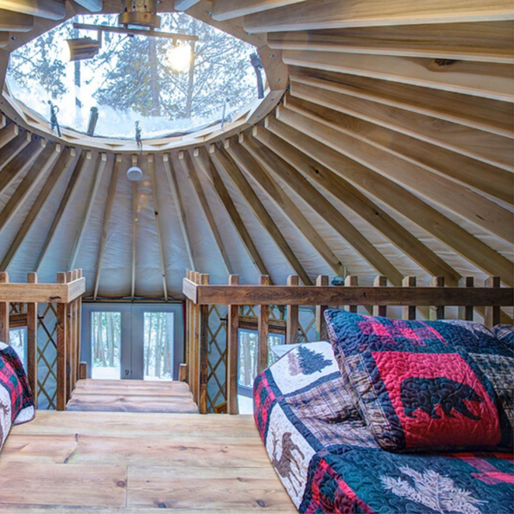 Deux nuitées en yourte et fondue pour 2 personnes - Hébergement Lac Copping