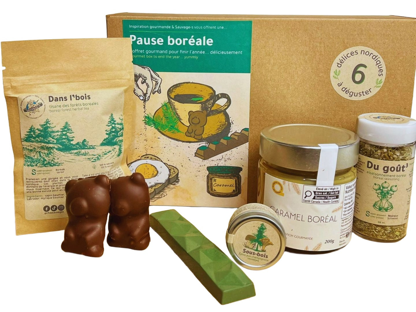 Pause boréale : Coffret gourmand Sauvage-s x Inspiration gourmande