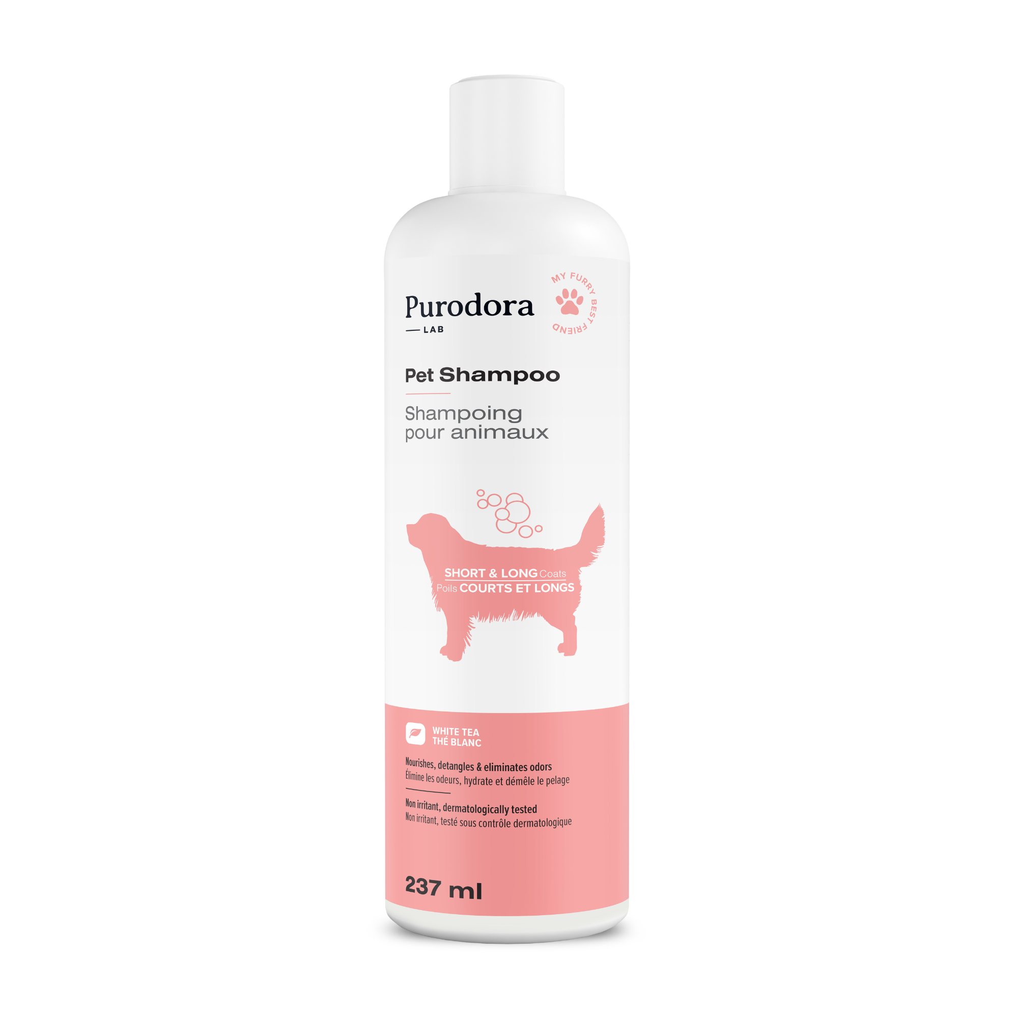 Shampoo for short and long haired animals