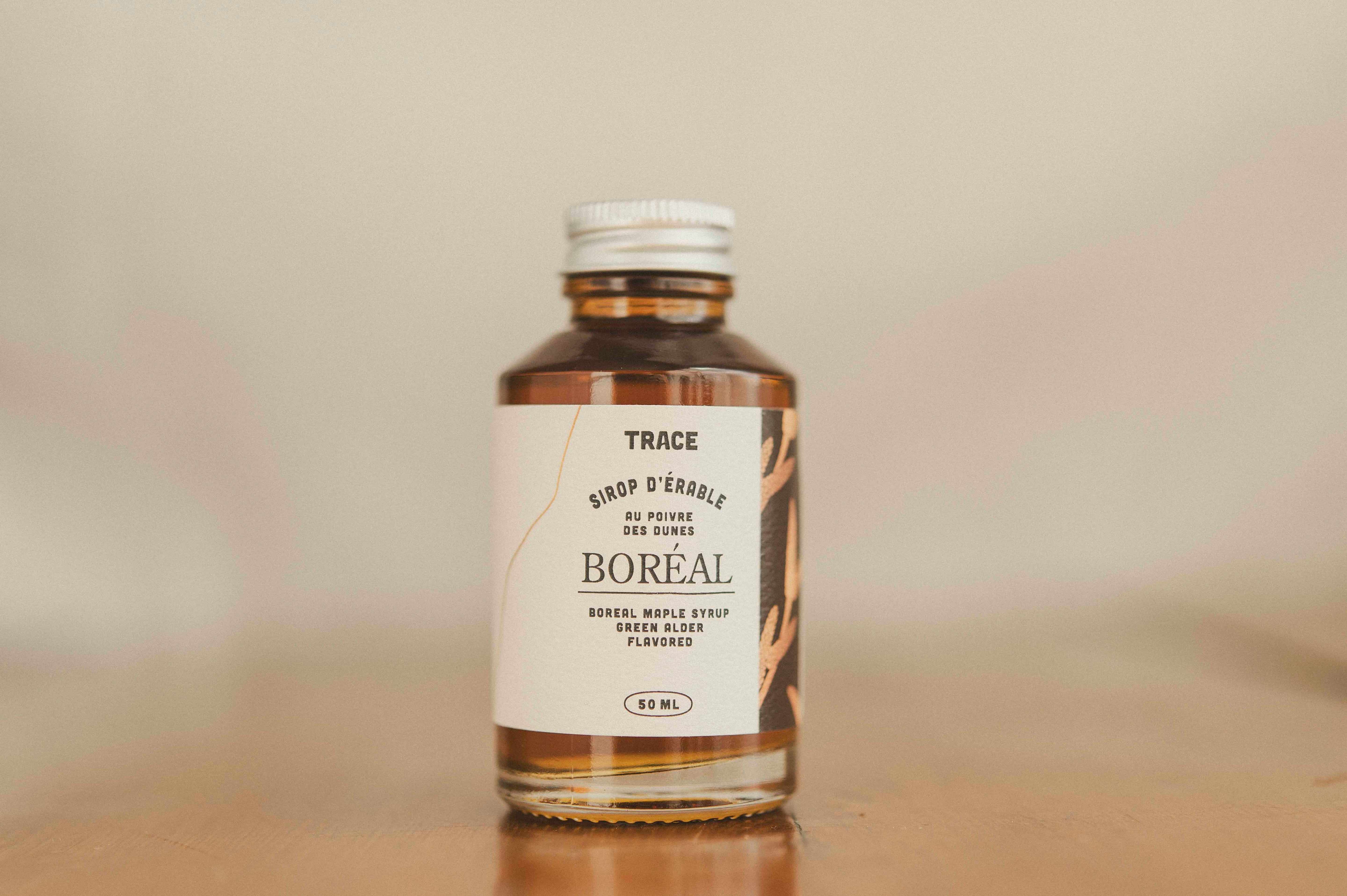 Sirop d'érable boréal au Poivre des dunes