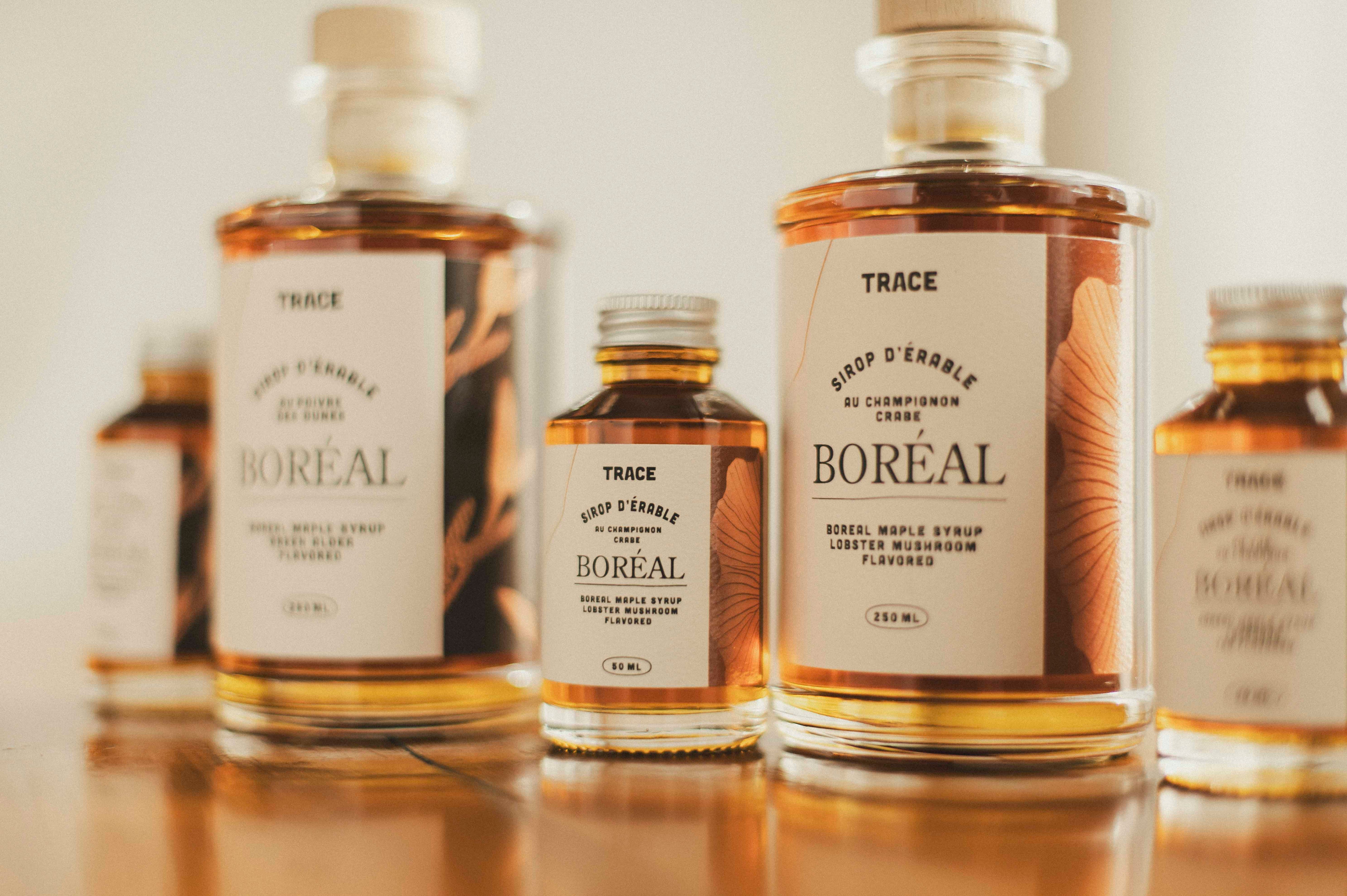 Sirop d'érable boréal au Champignon crabe