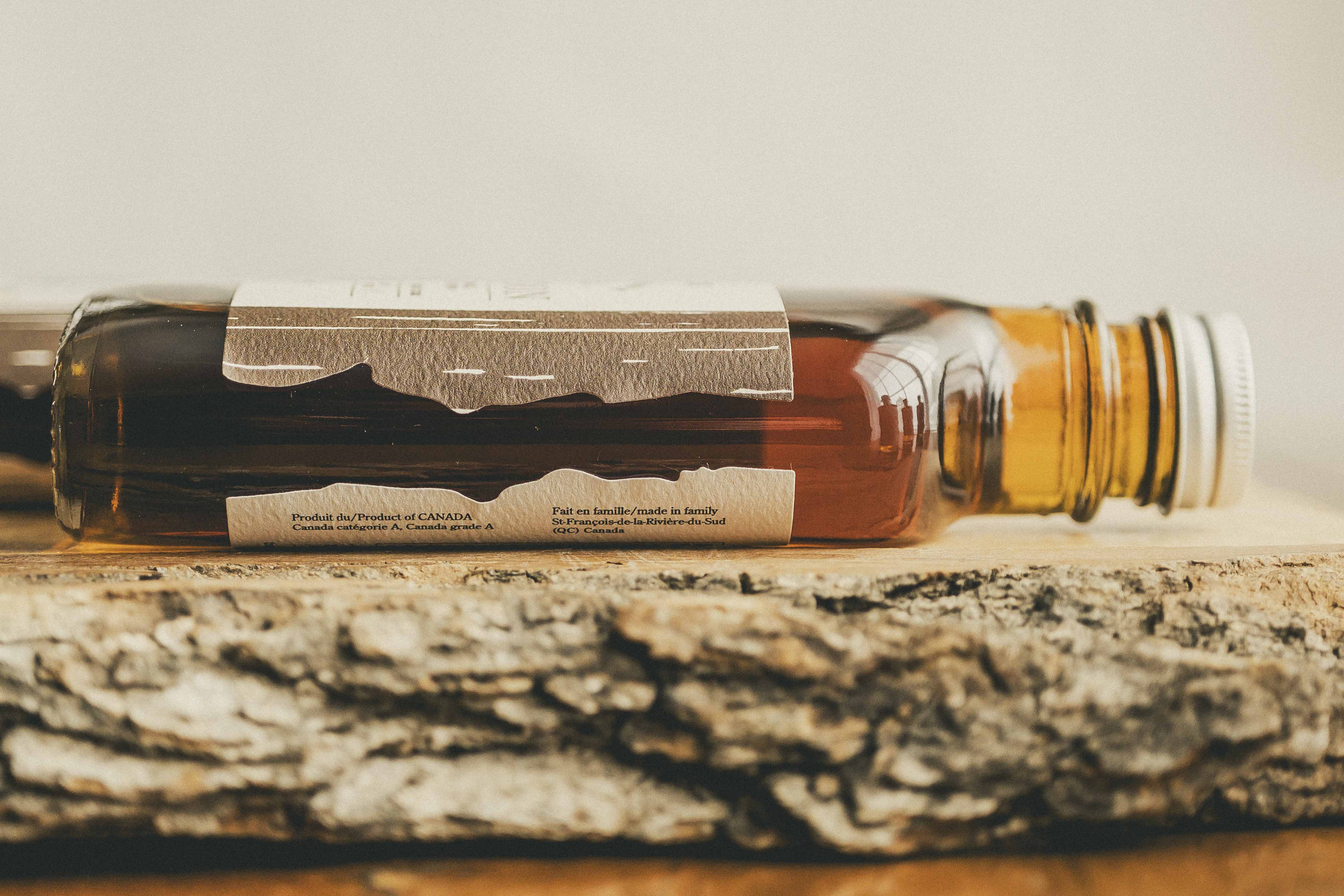 Sirop d'érable vieilli en fût de Bourbon