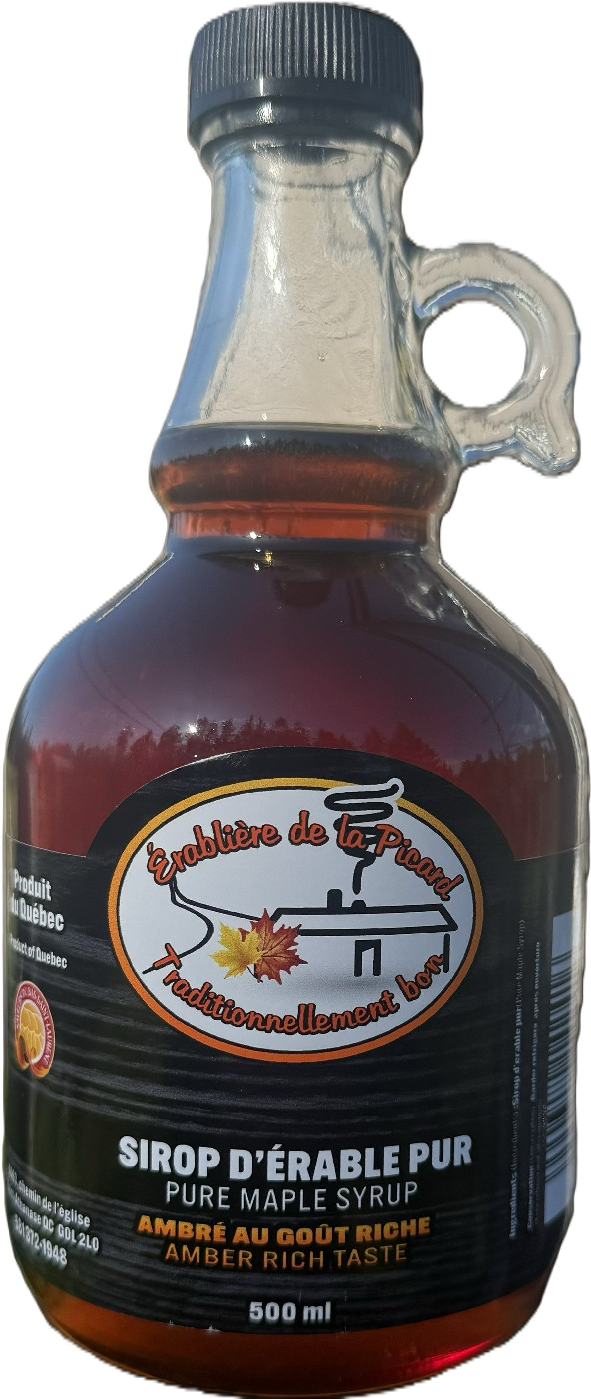 Sirop d'érable en bouteille