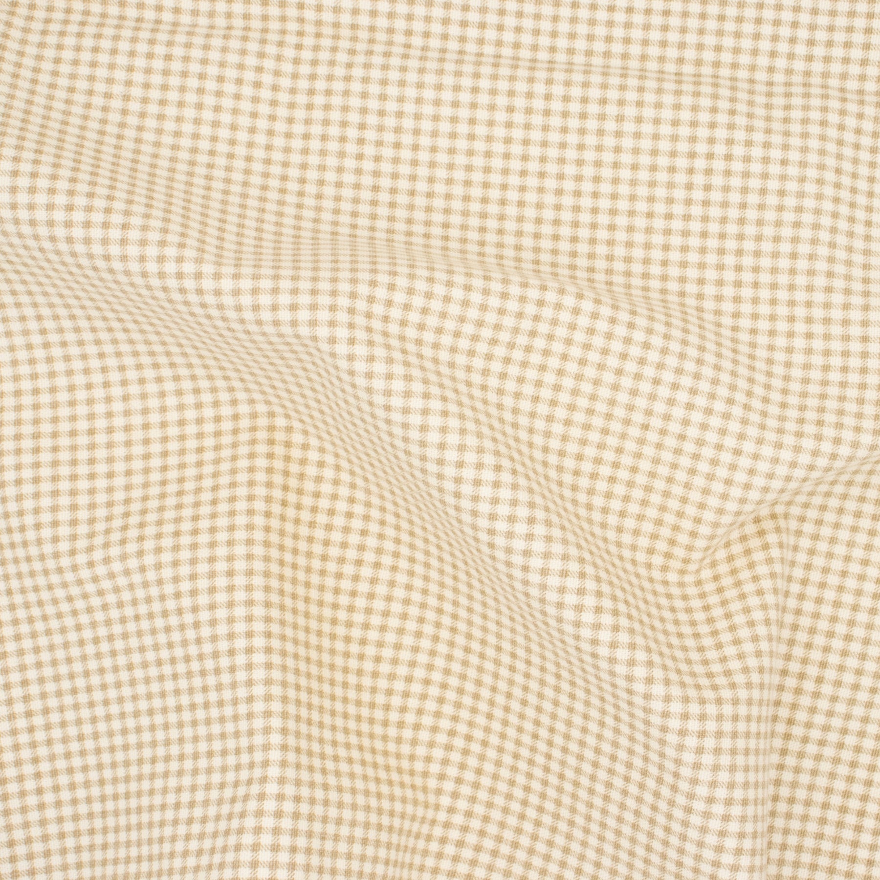 Nappe - Vichy beige et blanc