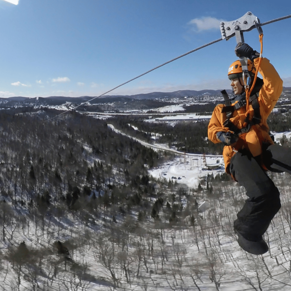 Winter Hiking and Mega Ziplines for 2 People - TYROPARC