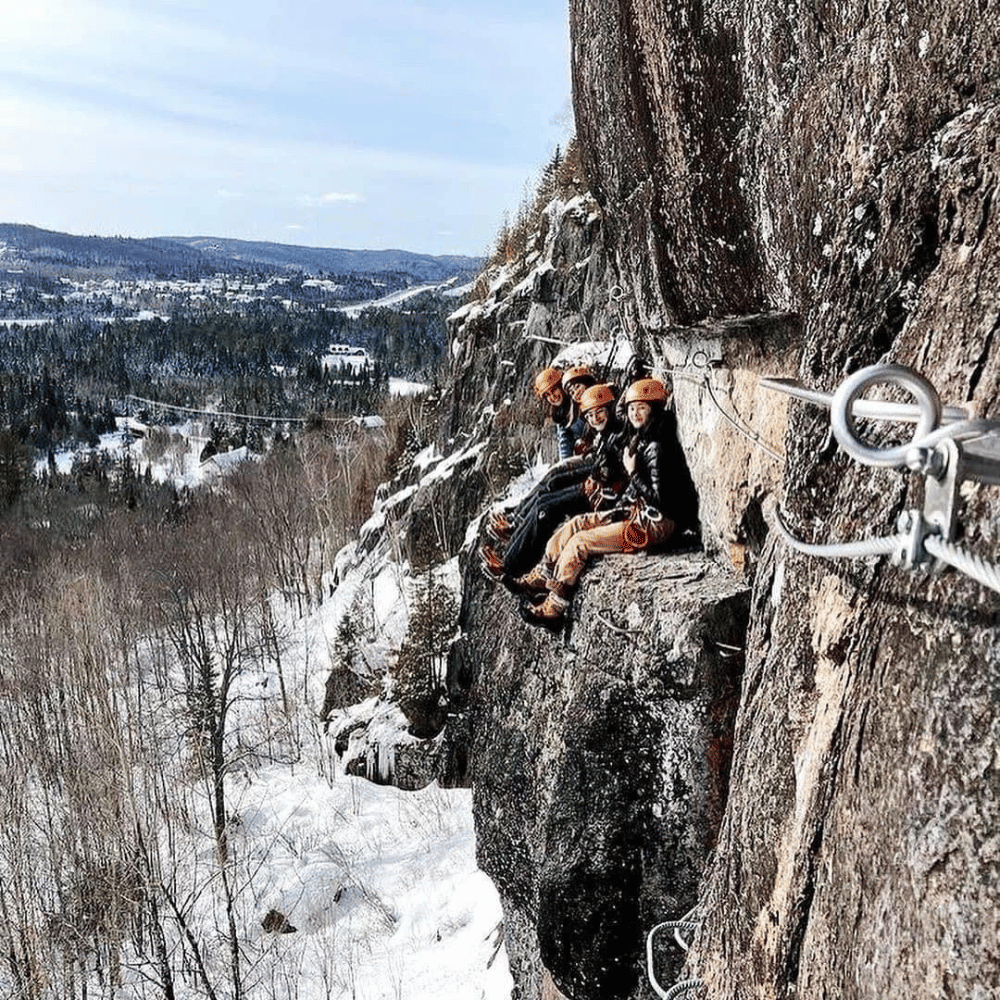 Winter Via Ferrata for 2 people - TYROPARC
